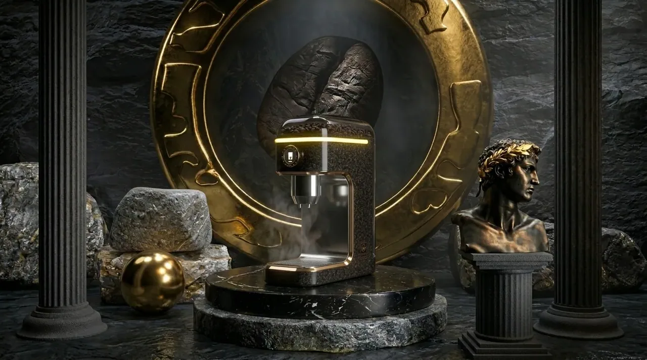 Cafélithic - Coffee brand — AI film (3D work by MS3DSTUDIO) 8