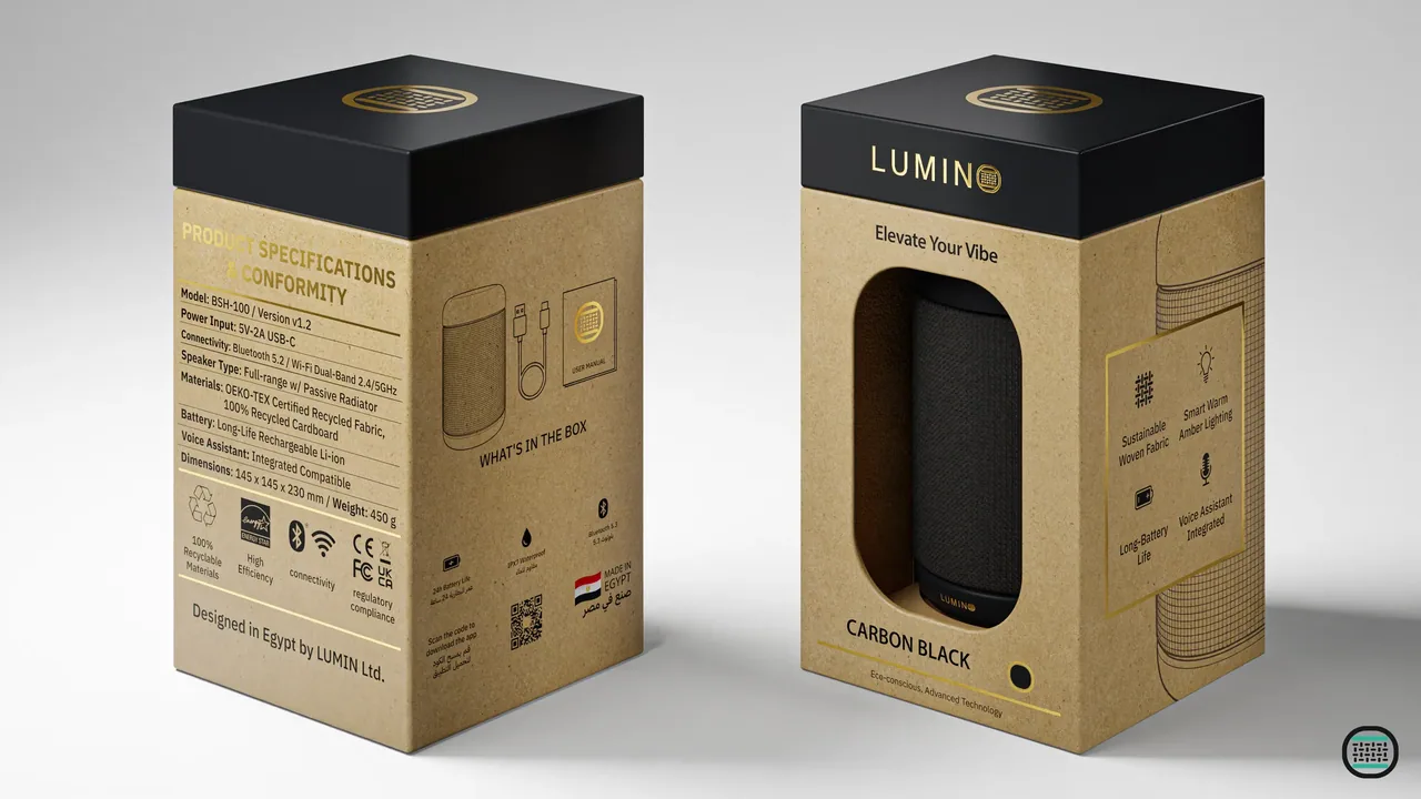 Lumino - Speaker — three colourways (3D work by MS3DSTUDIO) 6