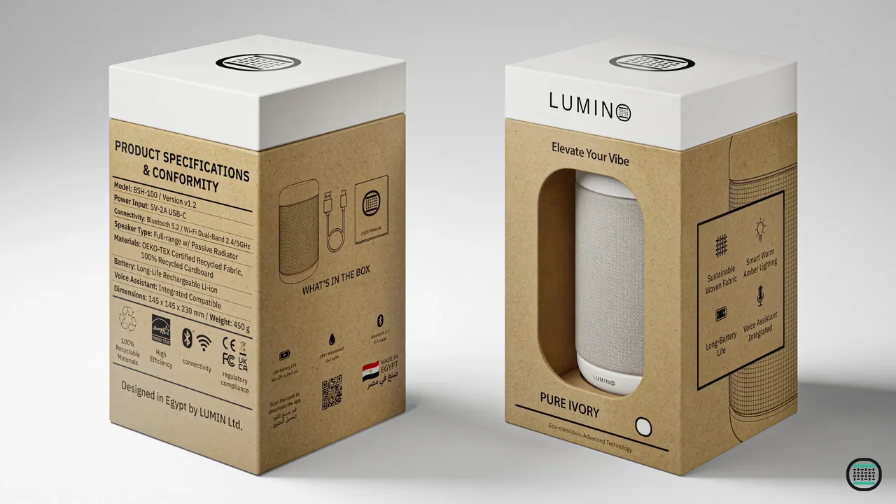 Lumino - Speaker — three colourways (3D work by MS3DSTUDIO) 7