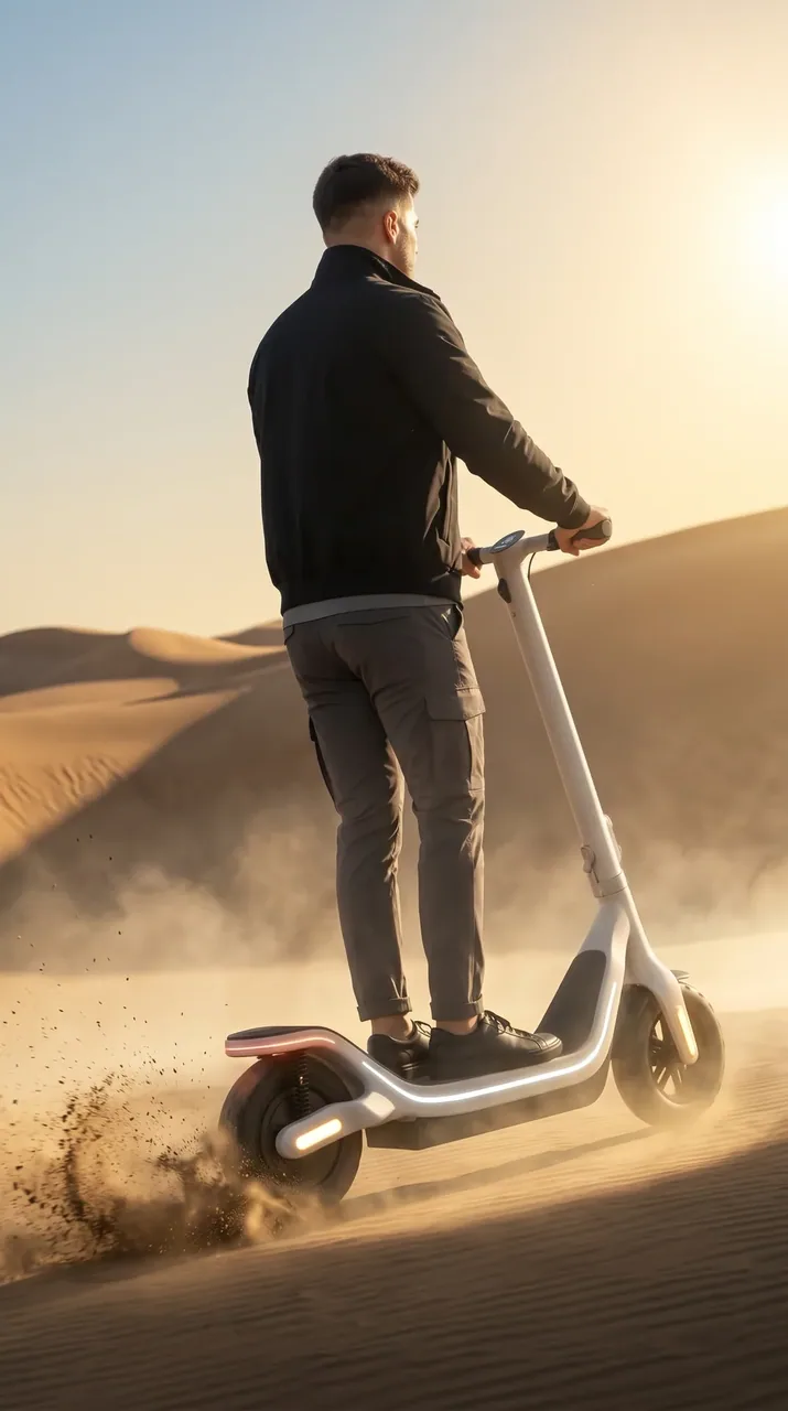 NovaPod - Electric scooter — desert film (3D work by MS3DSTUDIO) 9